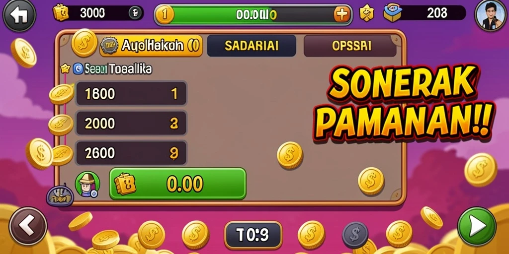 Fitur bonus yang menguntungkan dan menarik.